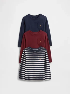 Mix & Match-T-Shirt mit Tasche für Baby & Kleinkind