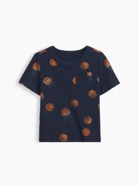 Mix & Match-T-Shirt mit Tasche für Baby & Kleinkind
