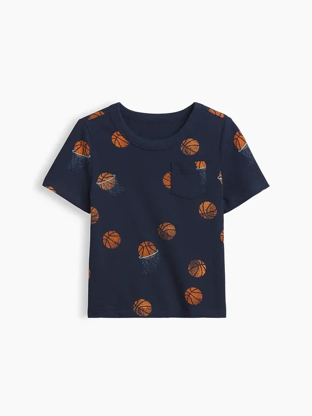 Mix & Match-T-Shirt mit Tasche für Baby & Kleinkind