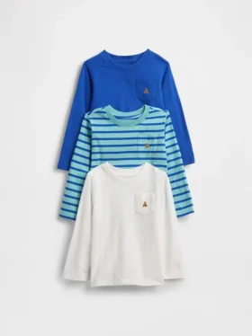 Mix & Match-T-Shirt mit Tasche für Baby & Kleinkind