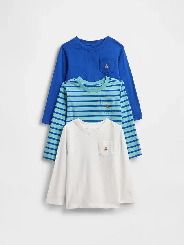 Mix & Match-T-Shirt mit Tasche für Baby & Kleinkind