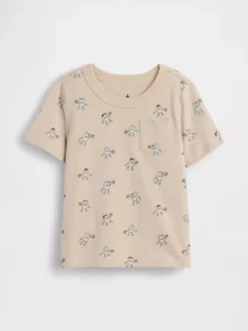 Mix & Match-T-Shirt mit Tasche für Baby & Kleinkind