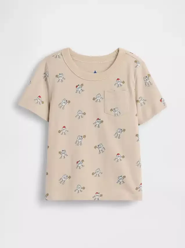 Mix & Match-T-Shirt mit Tasche für Baby & Kleinkind