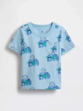 Mix & Match-T-Shirt mit Tasche für Baby & Kleinkind