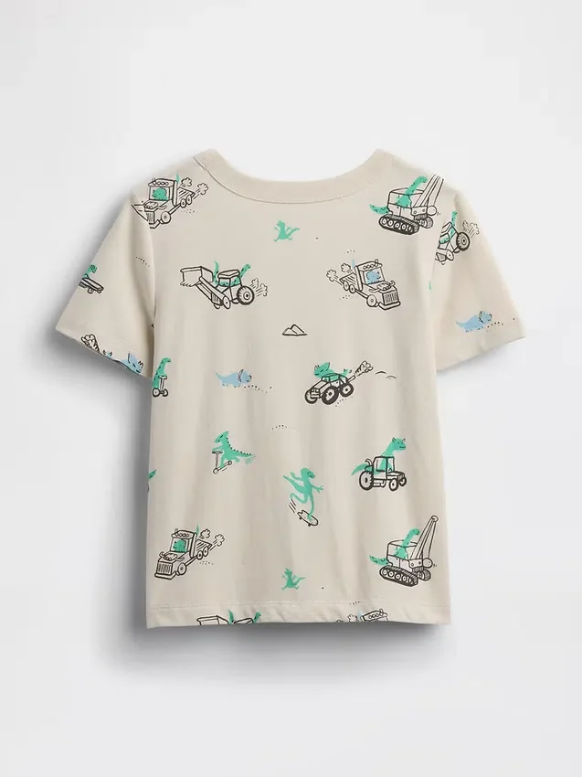 Mix & Match-T-Shirt mit Tasche für Baby & Kleinkind
