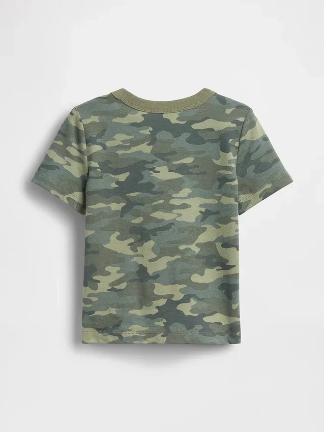 Mix & Match-T-Shirt mit Tasche für Baby & Kleinkind