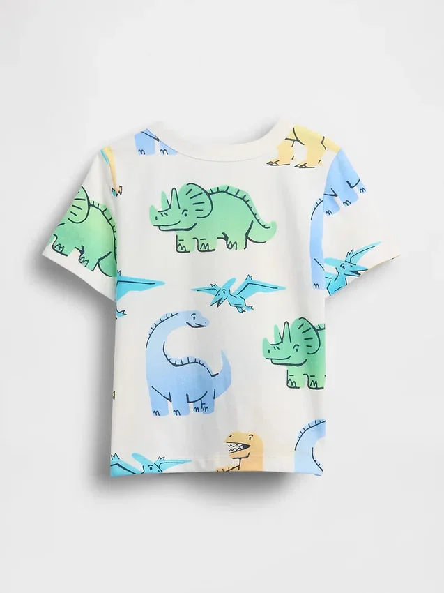 Mix & Match-T-Shirt mit Tasche für Baby & Kleinkind