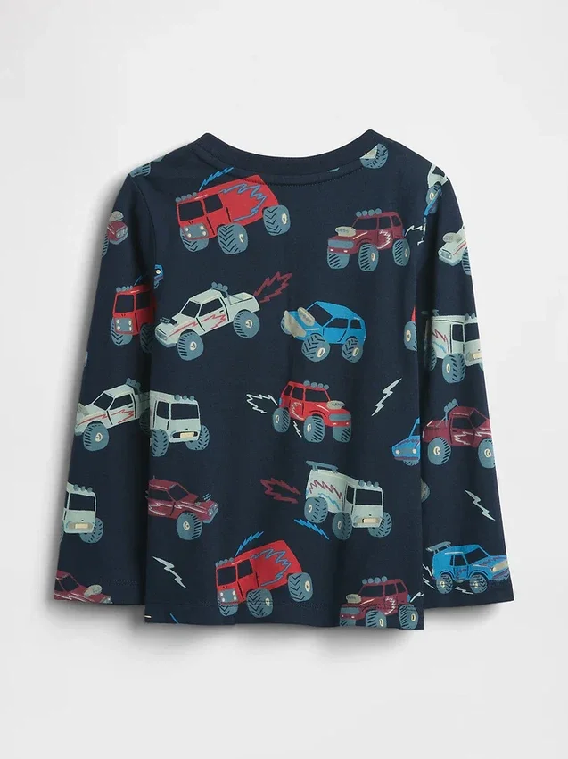 Mix & Match-T-Shirt mit Tasche für Baby & Kleinkind
