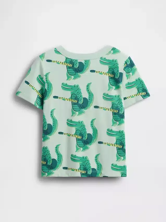 Mix & Match-T-Shirt mit Tasche für Baby & Kleinkind
