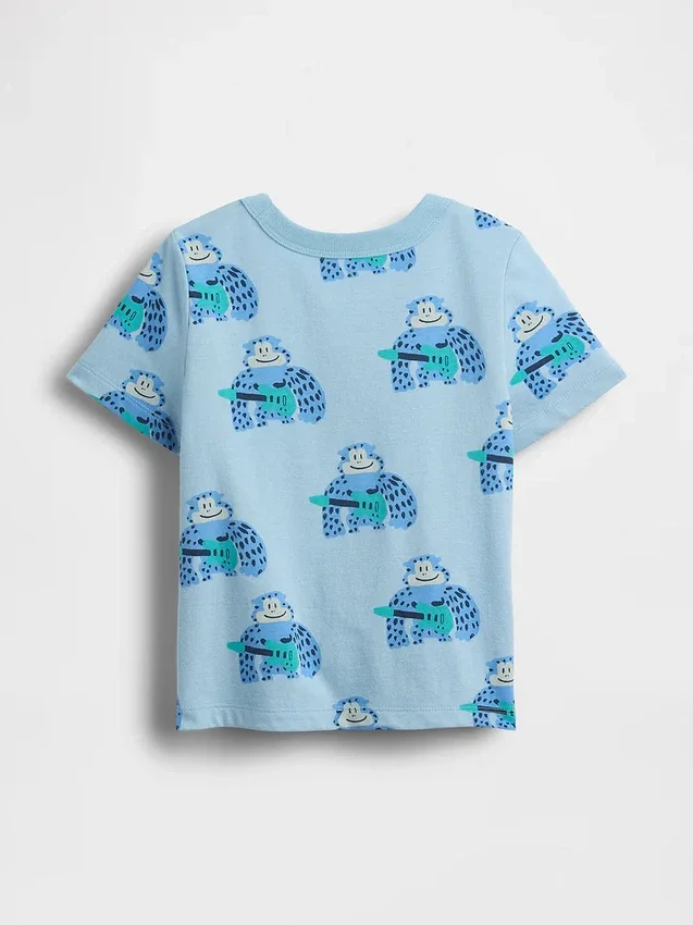 Mix & Match-T-Shirt mit Tasche für Baby & Kleinkind