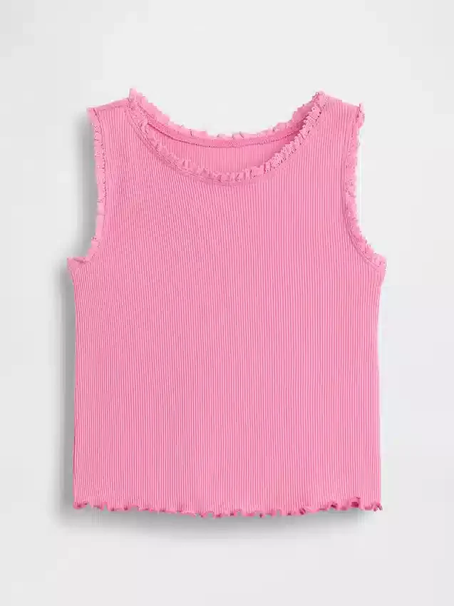 Mix & Match-Trägerhemd aus Rippstrick für Baby & Kleinkind