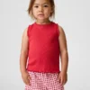 Mix & Match-Trägerhemd aus Rippstrick für Baby & Kleinkind
