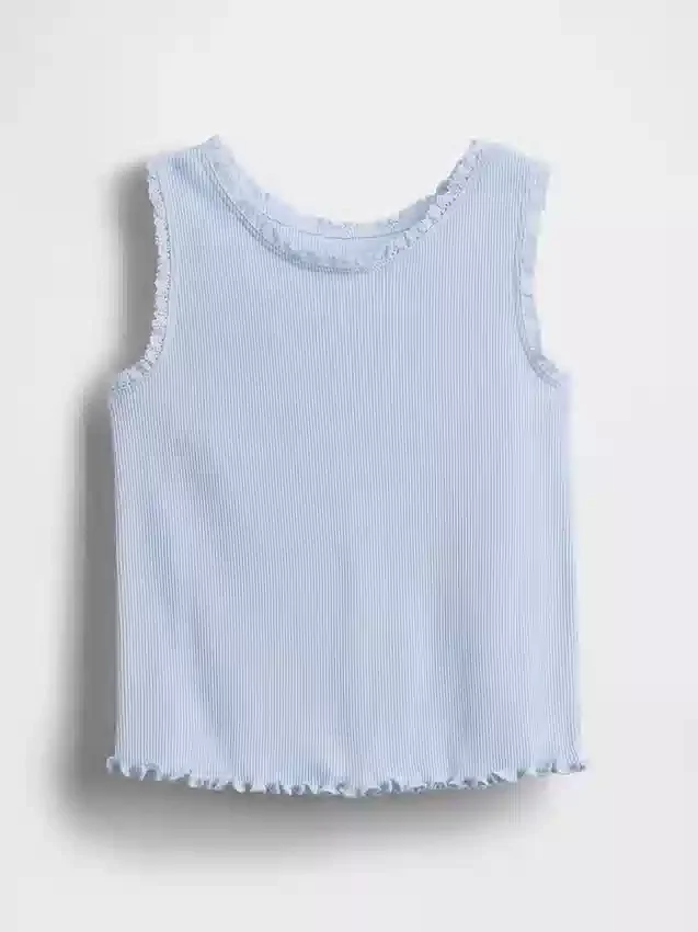 Mix & Match-Trägerhemd aus Rippstrick für Baby & Kleinkind