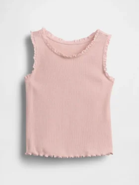 Mix & Match-Trägerhemd aus Rippstrick für Baby & Kleinkind