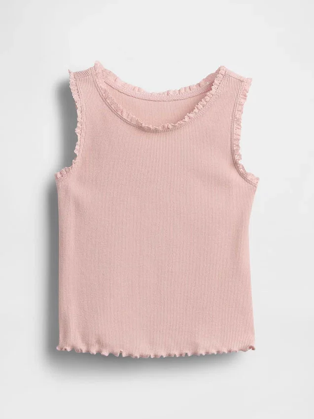 Mix & Match-Trägerhemd aus Rippstrick für Baby & Kleinkind