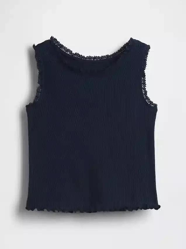 Mix & Match-Trägerhemd aus Rippstrick für Baby & Kleinkind