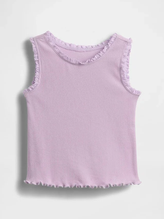 Mix & Match-Trägerhemd aus Rippstrick für Baby & Kleinkind