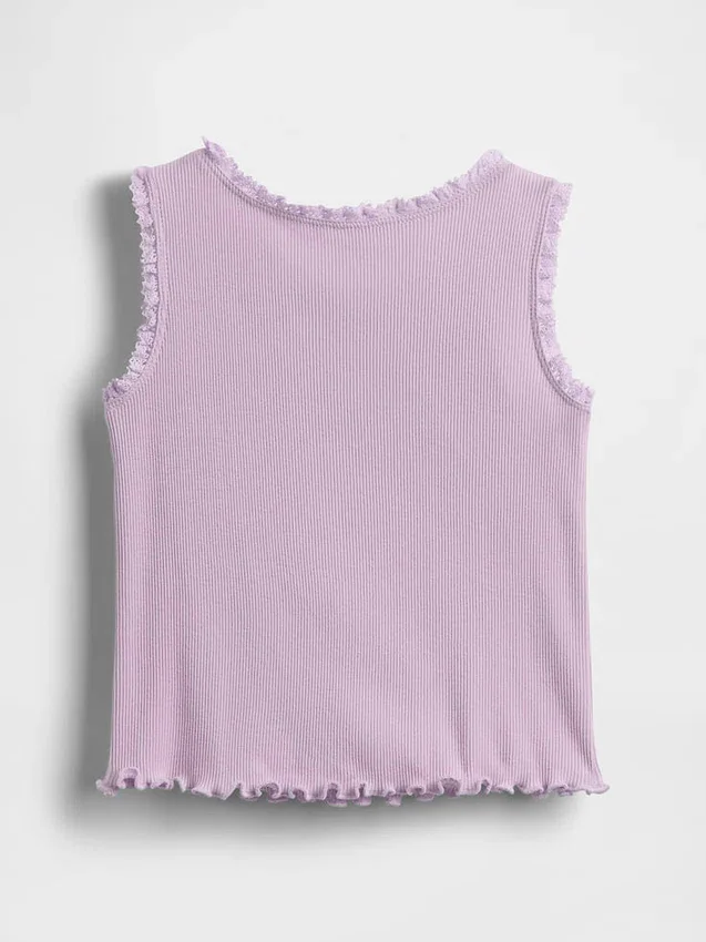 Mix & Match-Trägerhemd aus Rippstrick für Baby & Kleinkind