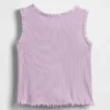 Mix & Match-Trägerhemd aus Rippstrick für Baby & Kleinkind