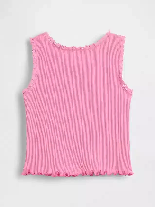 Mix & Match-Trägerhemd aus Rippstrick für Baby & Kleinkind