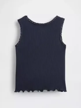 Mix & Match-Trägerhemd aus Rippstrick für Baby & Kleinkind