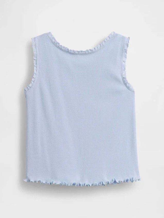 Mix & Match-Trägerhemd aus Rippstrick für Baby & Kleinkind