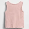 Mix & Match-Trägerhemd aus Rippstrick für Baby & Kleinkind