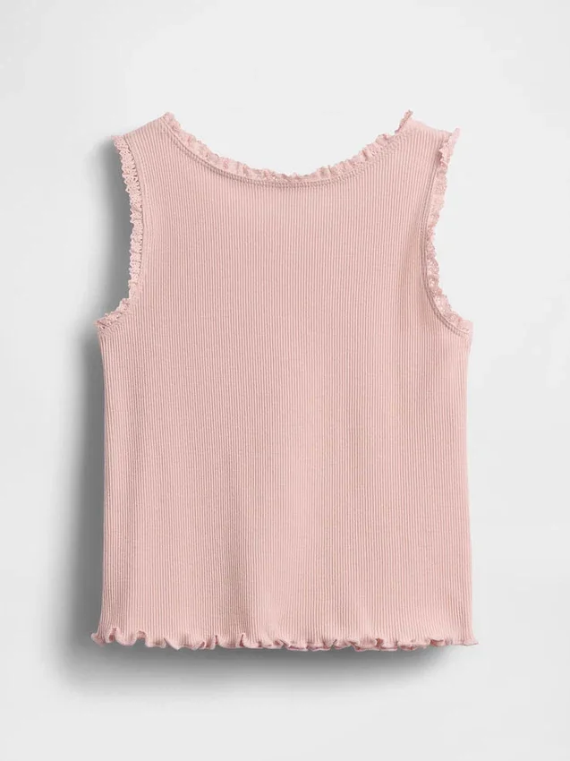 Mix & Match-Trägerhemd aus Rippstrick für Baby & Kleinkind