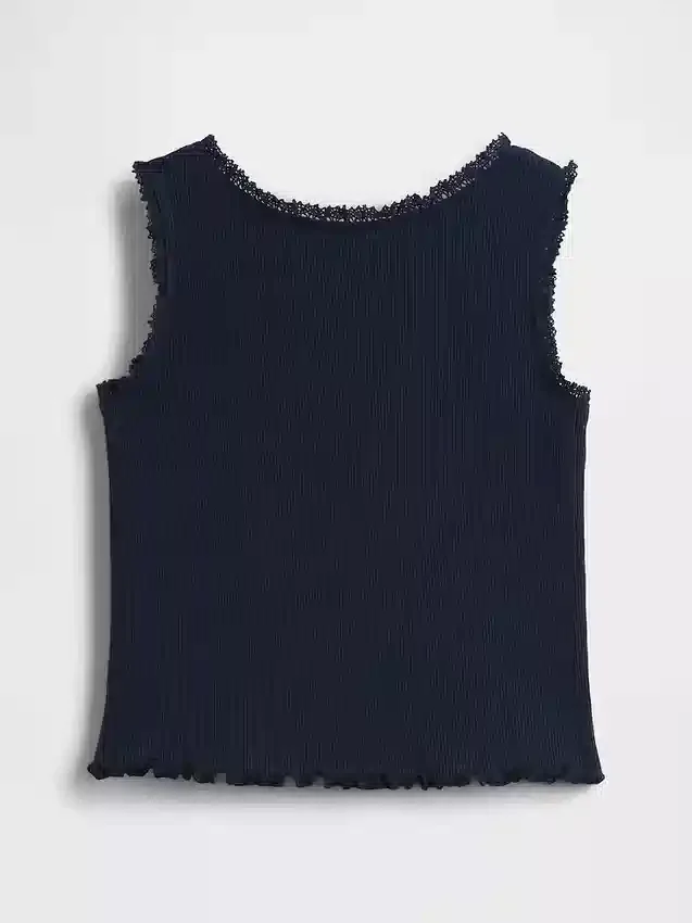Mix & Match-Trägerhemd aus Rippstrick für Baby & Kleinkind