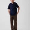 Moderne, locker sitzende Khaki-Hose für Kinder