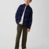 Moderne, locker sitzende Khaki-Hose für Kinder