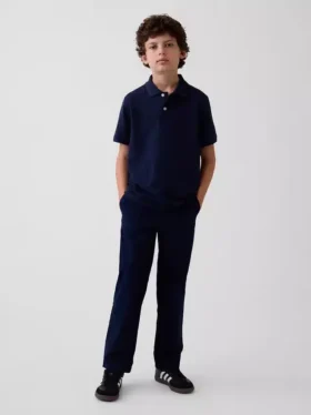 Moderne, locker sitzende Khaki-Hose für Kinder