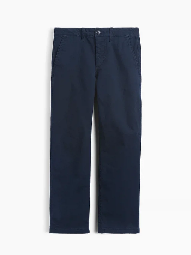 Moderne, locker sitzende Khaki-Hose für Kinder