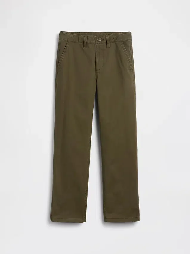 Moderne, locker sitzende Khaki-Hose für Kinder