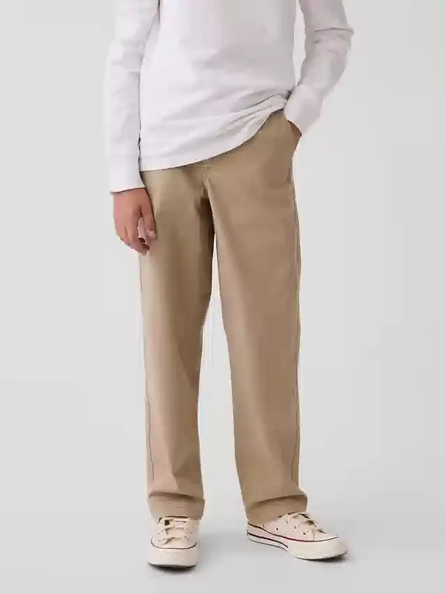 Moderne, locker sitzende Khaki-Hose für Kinder