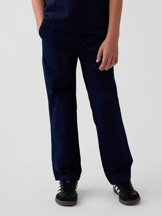 Moderne, locker sitzende Khaki-Hose für Kinder