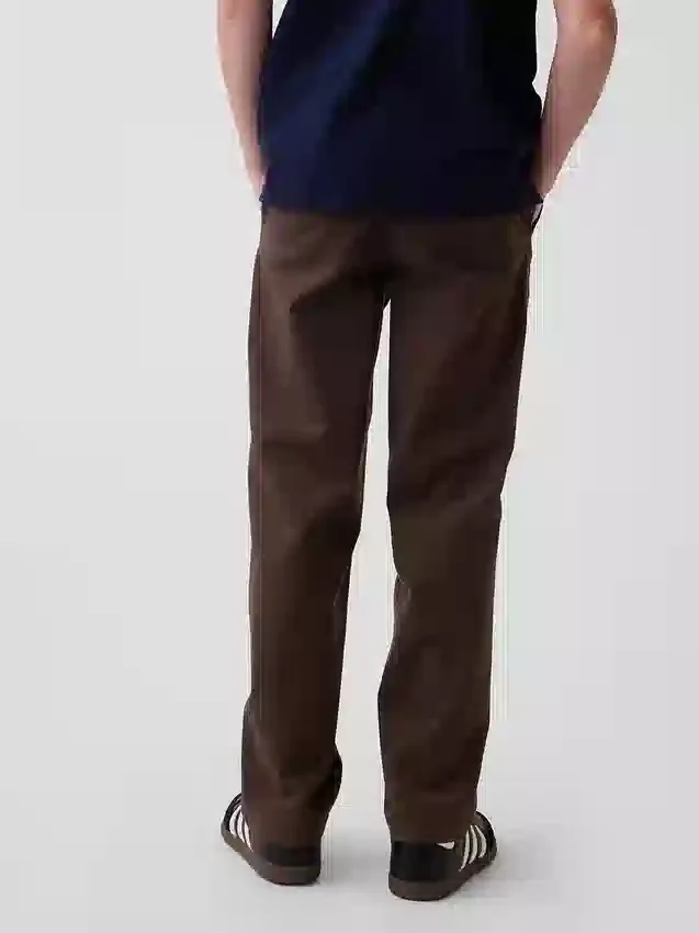 Moderne, locker sitzende Khaki-Hose für Kinder