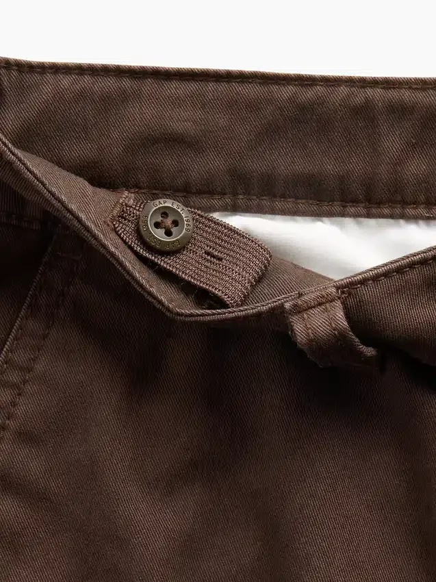 Moderne, locker sitzende Khaki-Hose für Kinder