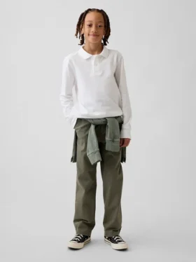 Moderne, lockere Khakis in gerader Passform für Kinder