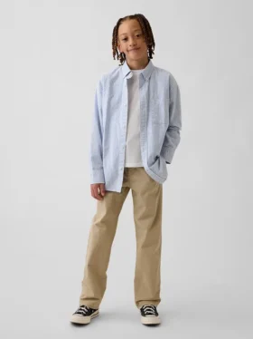Moderne, lockere Khakis in gerader Passform für Kinder
