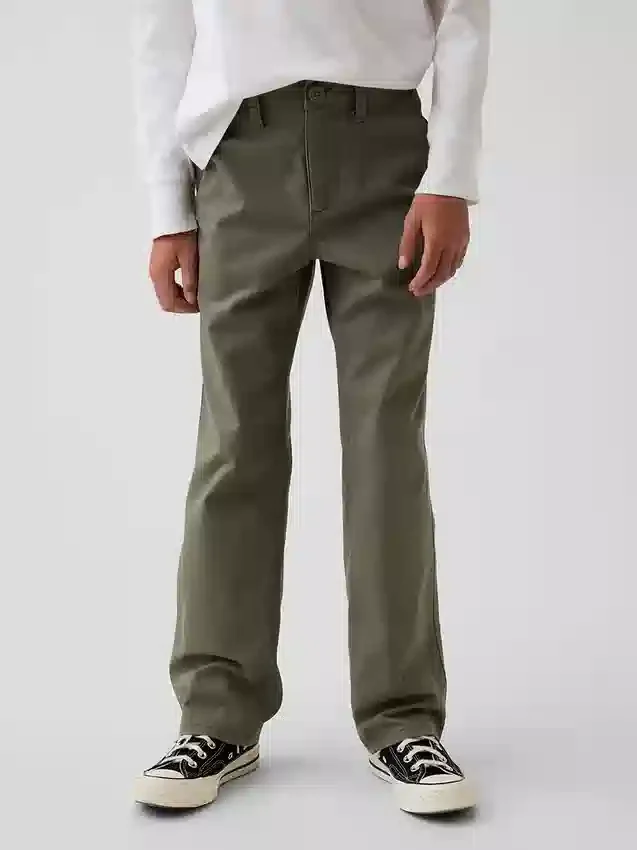 Moderne, lockere Khakis in gerader Passform für Kinder