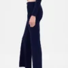 Moderne Pyjama-Leggings mit umgeschlagenem Bund
