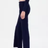 Moderne Pyjama-Leggings mit umgeschlagenem Bund