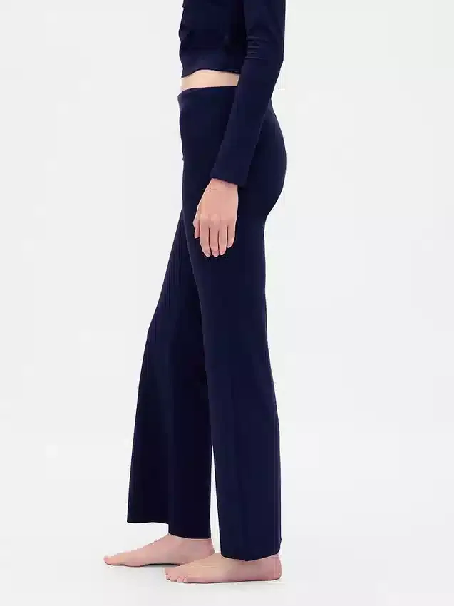 Moderne Pyjama-Leggings mit umgeschlagenem Bund