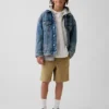 Moderne Uniform-Shorts für Kinder in Khaki