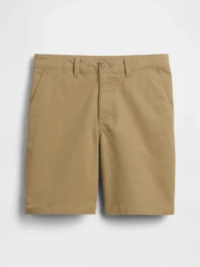 Moderne Uniform-Shorts für Kinder in Khaki