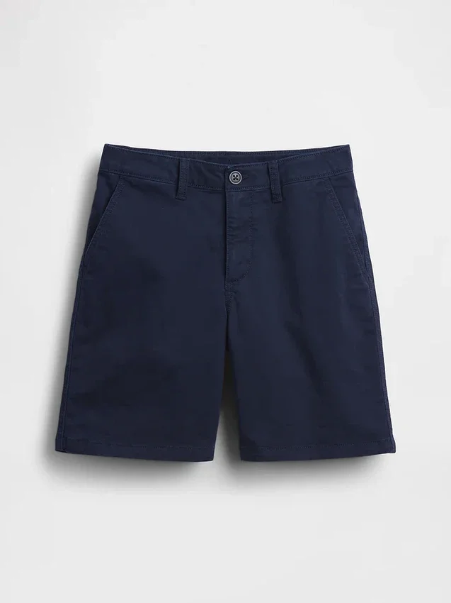 Moderne Uniform-Shorts für Kinder in Khaki