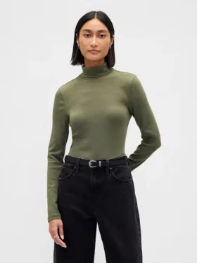 Moderner Rollkragenpullover