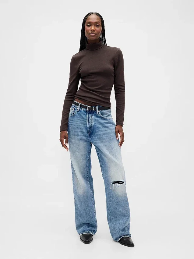Moderner Rollkragenpullover