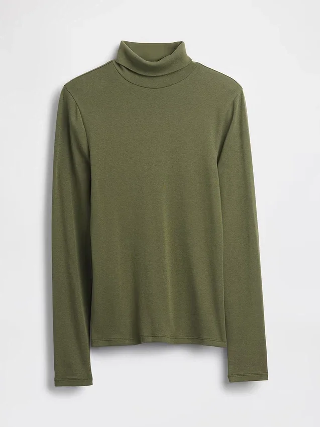 Moderner Rollkragenpullover